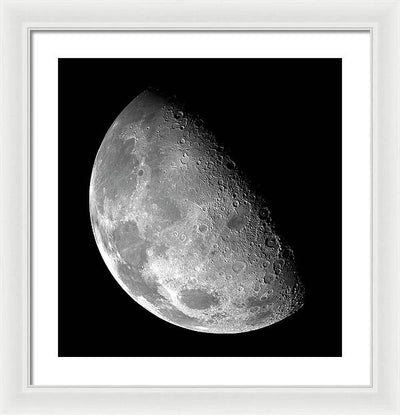 The Moon / Art Photo - Framed Print