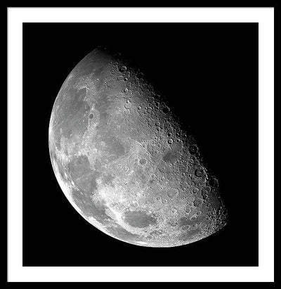 The Moon / Art Photo - Framed Print