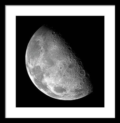 The Moon / Art Photo - Framed Print