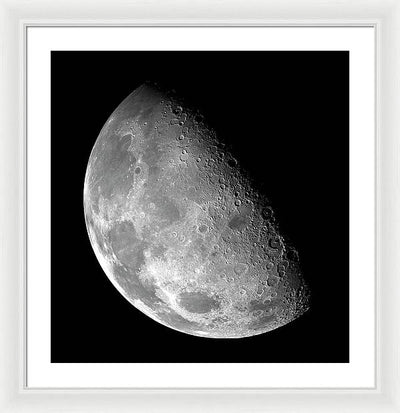 The Moon / Art Photo - Framed Print