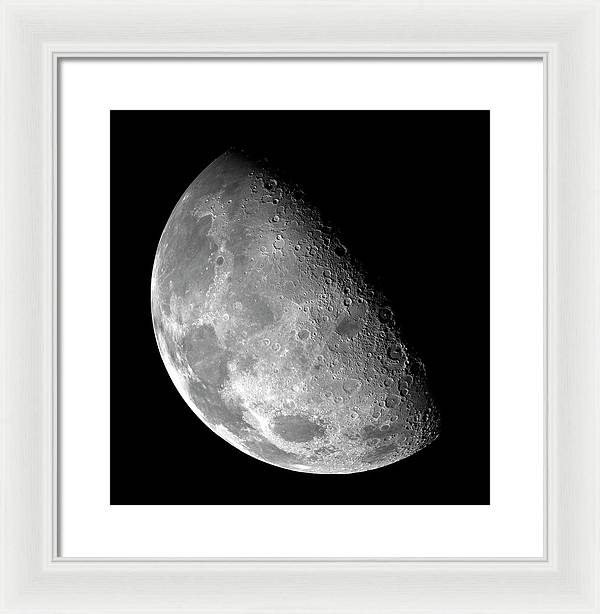 The Moon / Art Photo - Framed Print