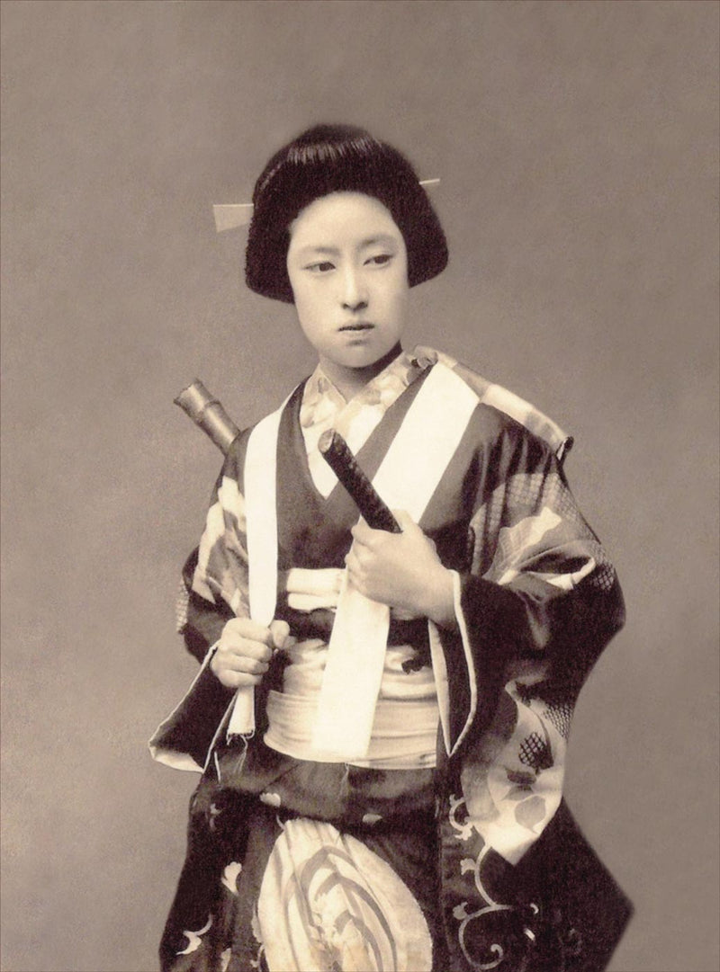 Hand Colored Photography, Japan - Nakano Takeko, Onna Bugeisha