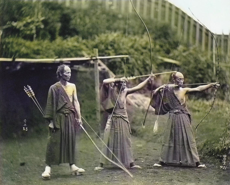 Hand Colored Photography, Japan - Archers 