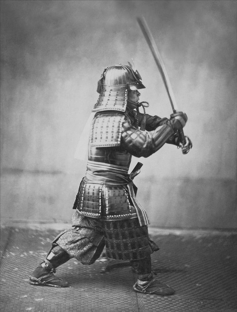 Japanese Warrior in Armor 