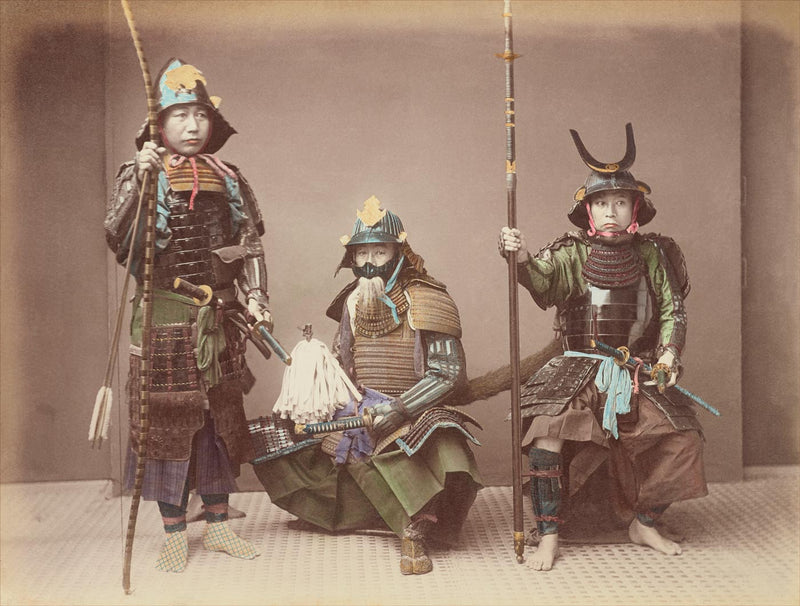 Hand Colored Photography, Japan - Samurai in Armor