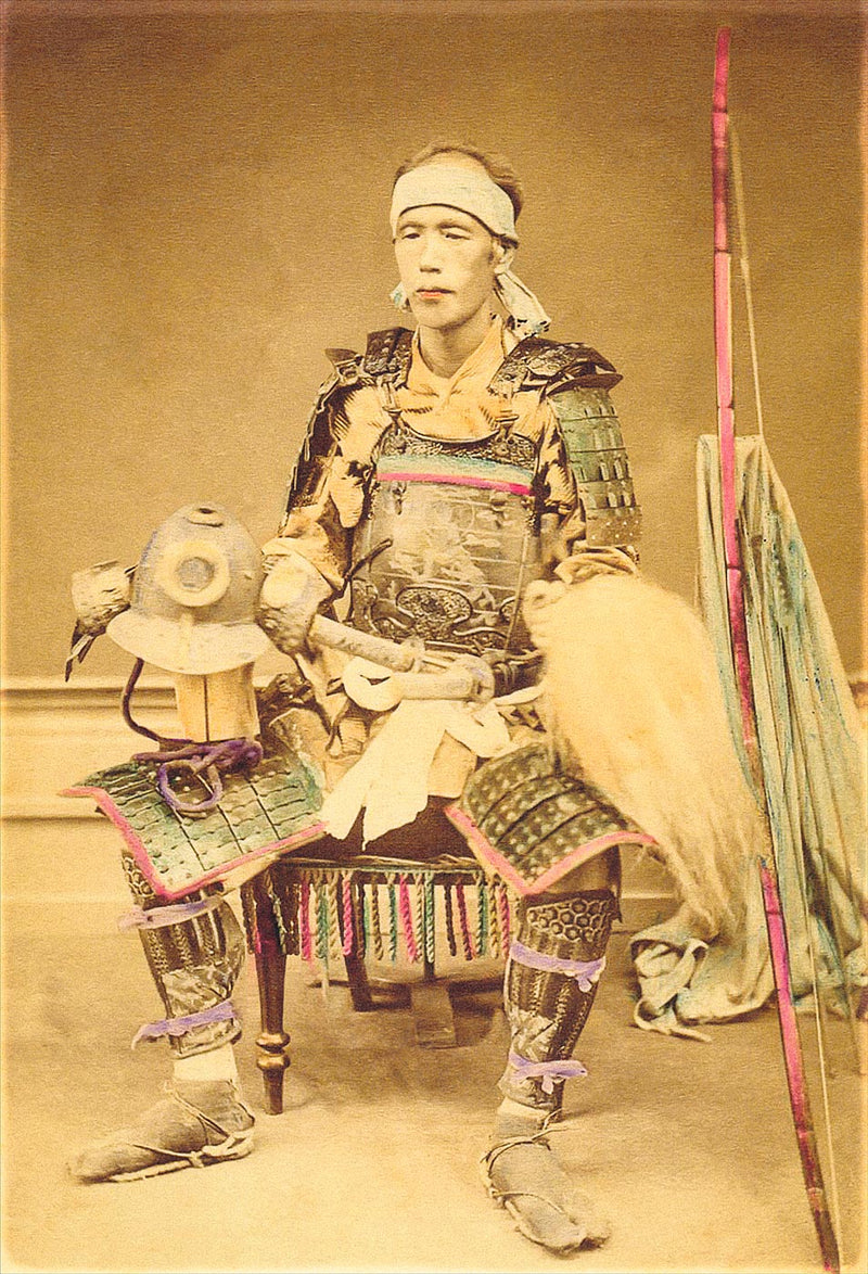 Hand Colored Photography, Japan - Samurai 