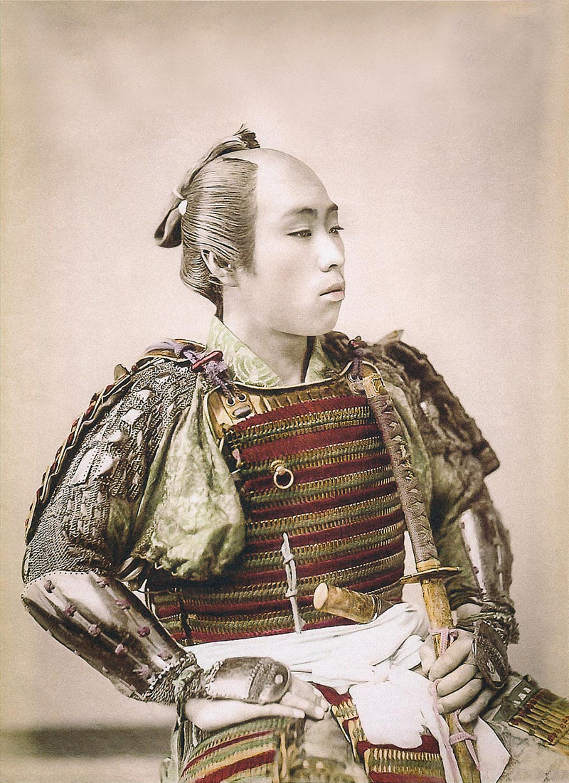 Hand Colored Photography, Japan - Samurai 