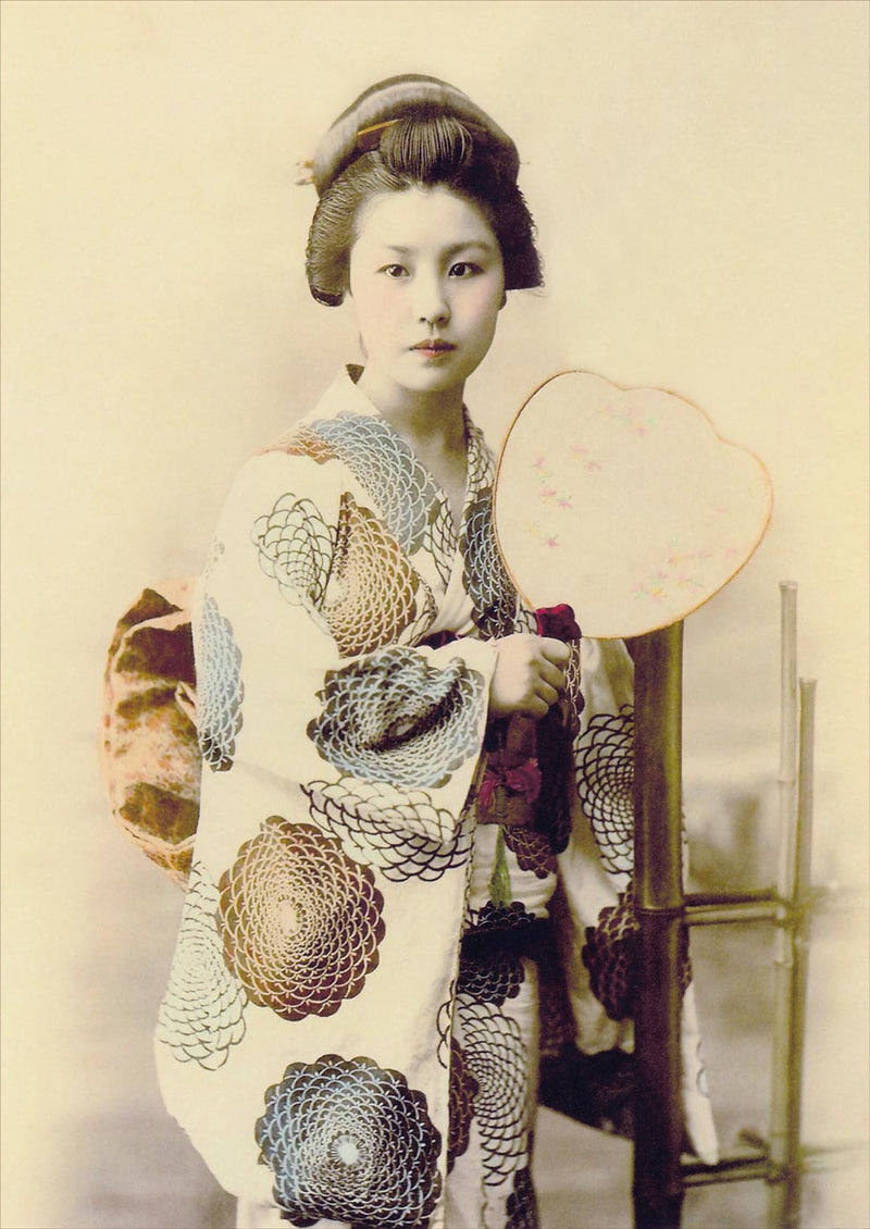 Hand Colored Photography, Japan -  Young Geisha