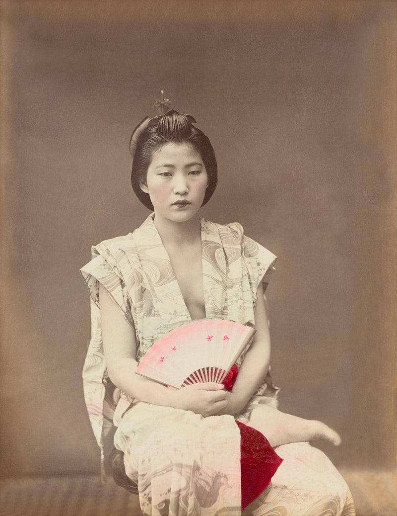 Hand Colored Photography, Japan - Musum in Summer Costume