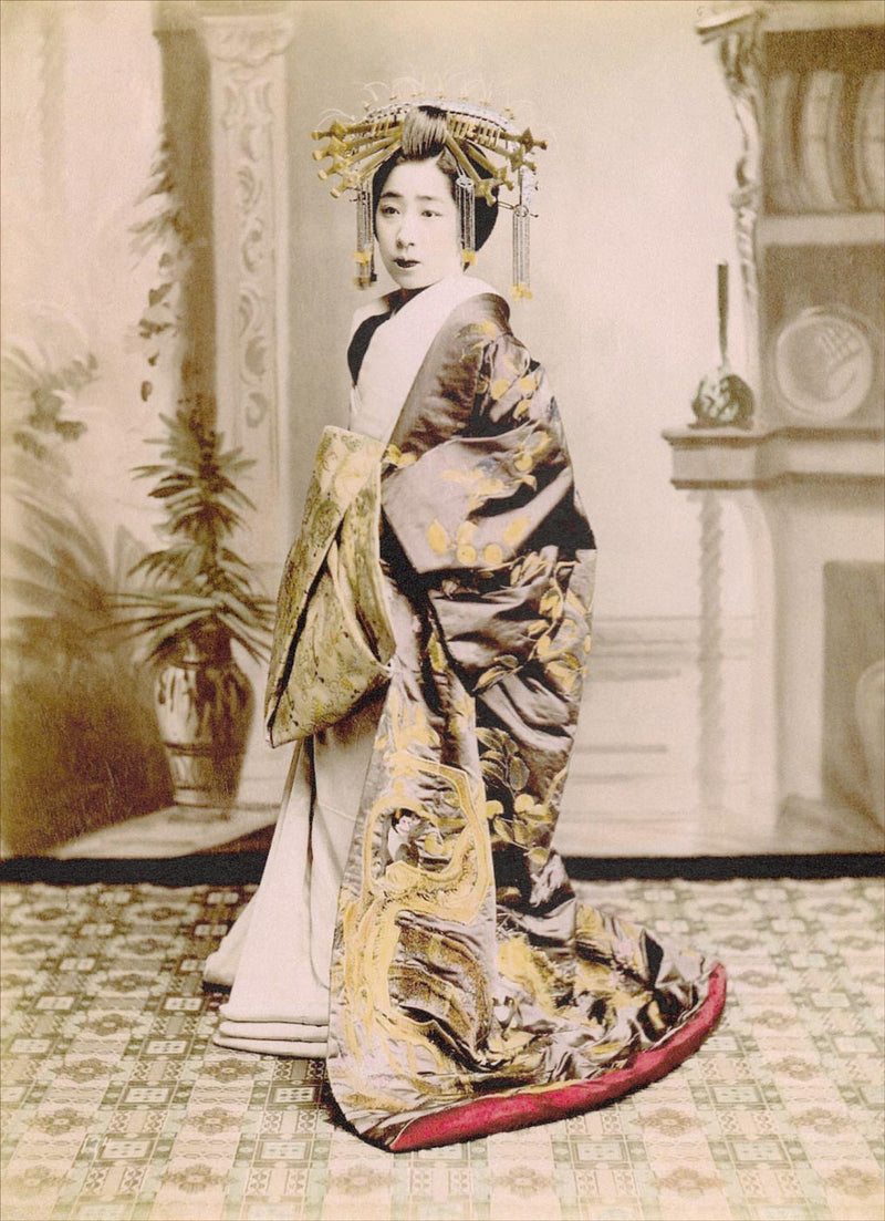 Hand Colored Photography, Japan - Geisha