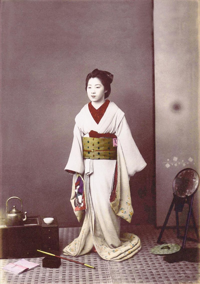 Hand Colored Photography, Japan - Kimono