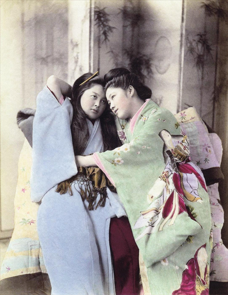 Hand Colored Photography, Japan - Kimono