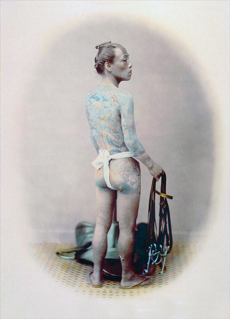 Hand Colored Photography, Japan - Palefrenier (Betto) 