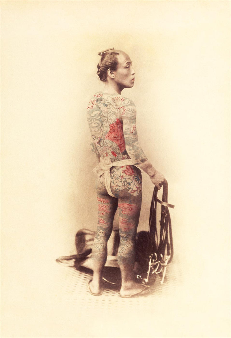 Hand Colored Photography, Japan - Palefrenier (Betto) 
