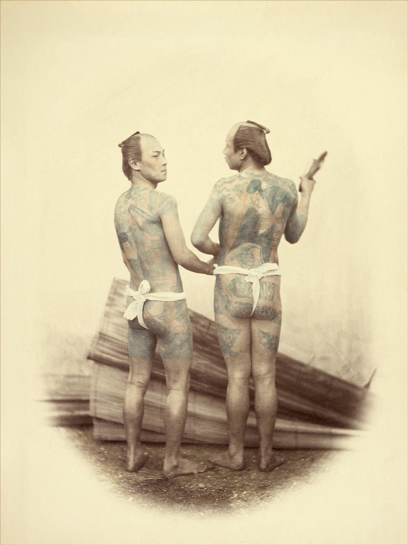 Hand Colored Photography, Japan - Bettoes, or Grooms