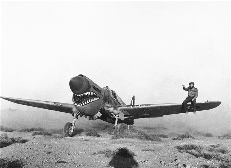 A Kittyhawk Mark I Fighter in a Lybian Sandstorm
