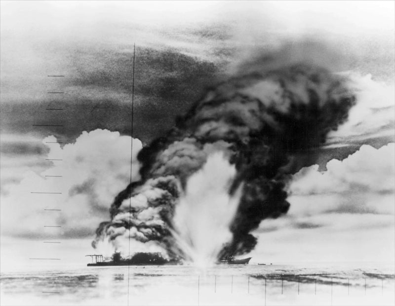 Attack by Submarine USS Nautilus, as Seen through the Periscope