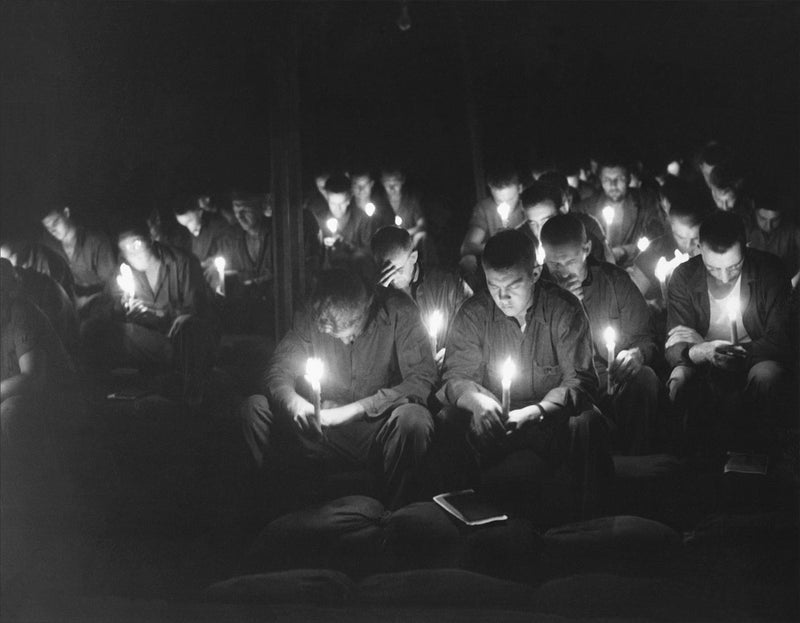 Holy Communion Service, 50th Battalion, Marianas Islands