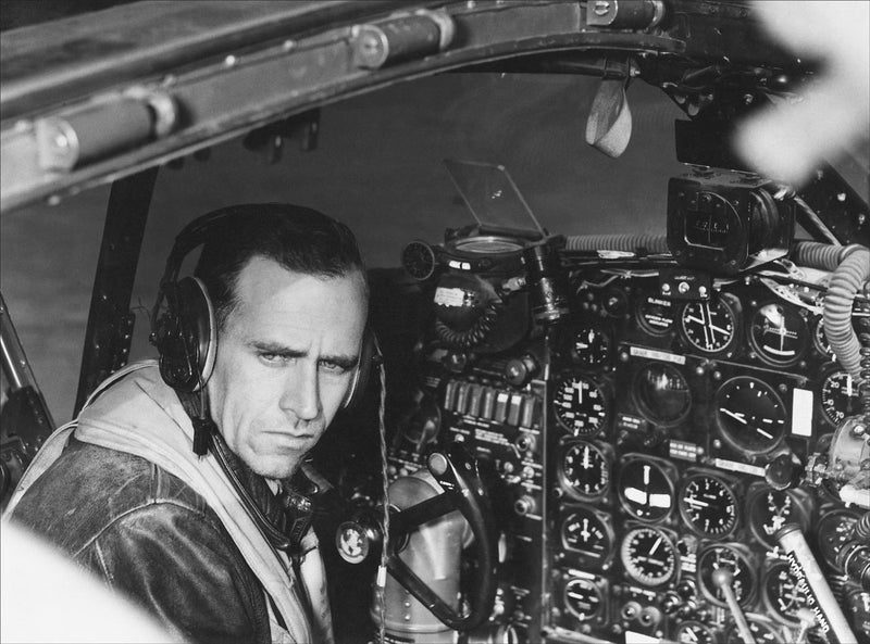 Veteran Bomber Pilot Capt. Griffis Earl Deneen Prepares a Combat Mission