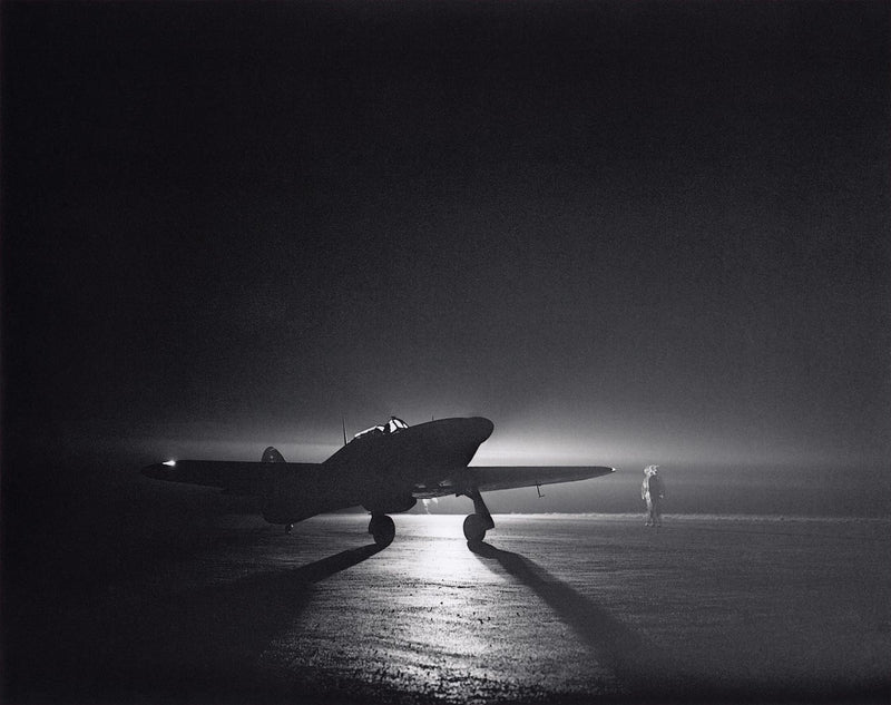 A Hawker Hurricane MKI Before Taking off to Intercept Night Raiders