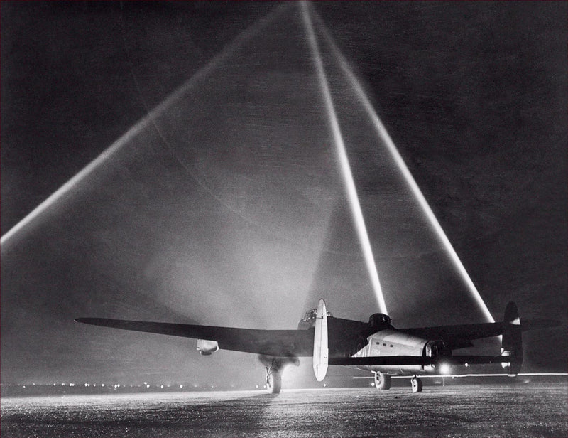 An Avro Lancaster MK III Before Taking off