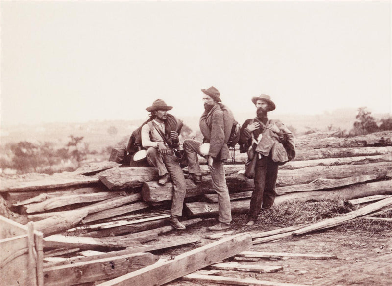 Three "Johnnie Reb" Prisoners, Gettysburg, Pennsylvania 