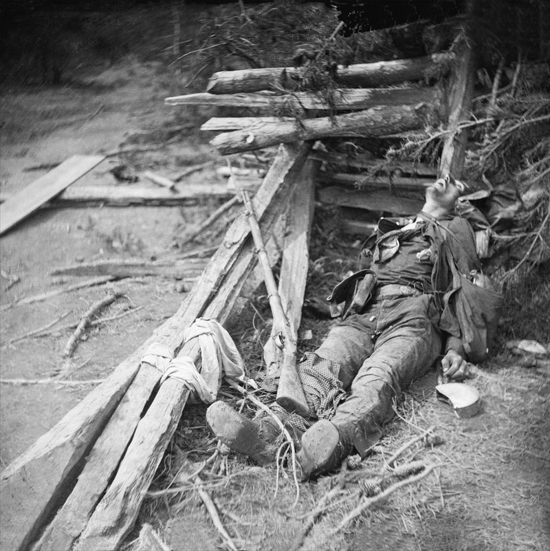 Body of a Confederate Soldier, Spotsylvania Court House, Virginia