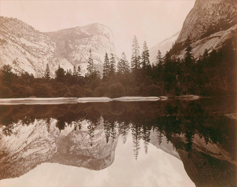 Mirror Lake and Reflections, Yosemite Valley