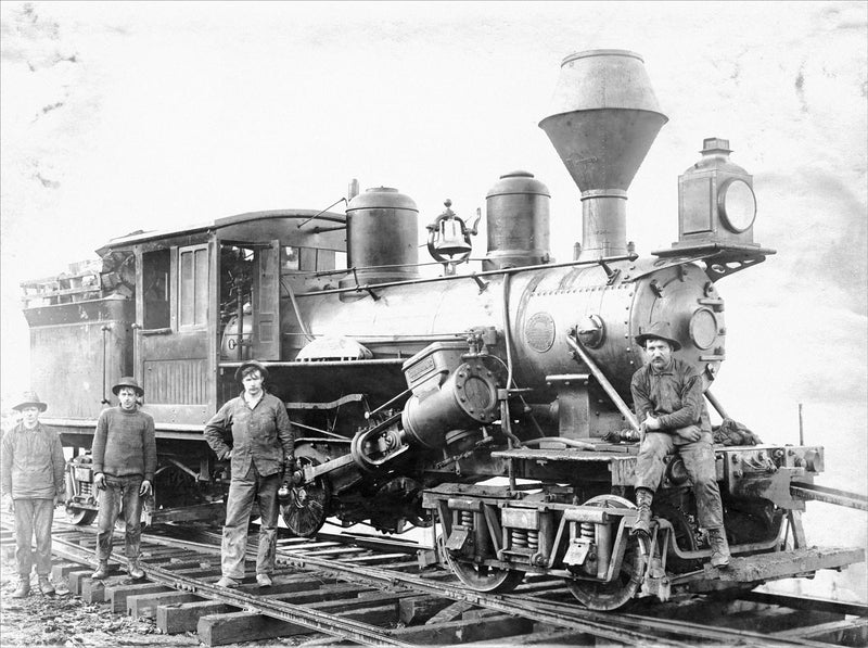 Locomotive and Crew