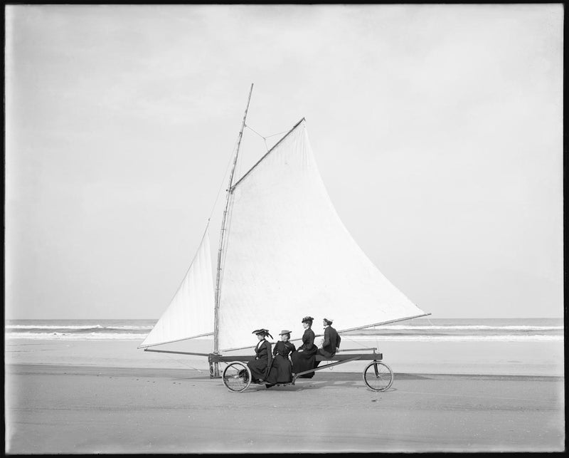 Sailing on the Beach, Ormond, Florida