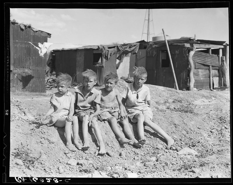 Children ofMigrant Cotton Field Workers from Sweetwater, Oklahoma