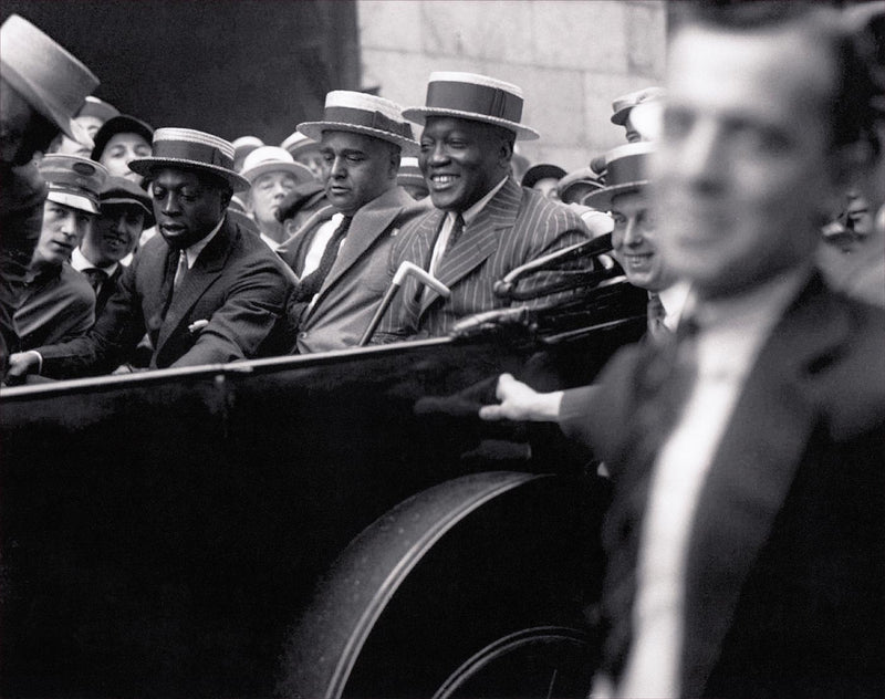 Jack Johnson, the first African-American World Heavyweight Boxing Champion, Harlem