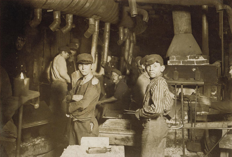 Child Labor, Glass and Bottle Factory, West Virginia