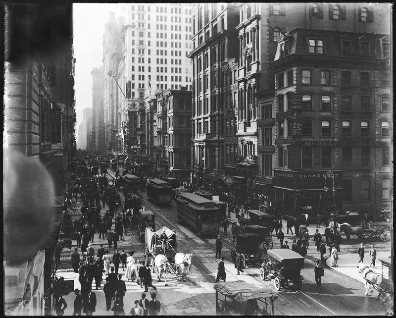 Broadway at Fulton Street, New York