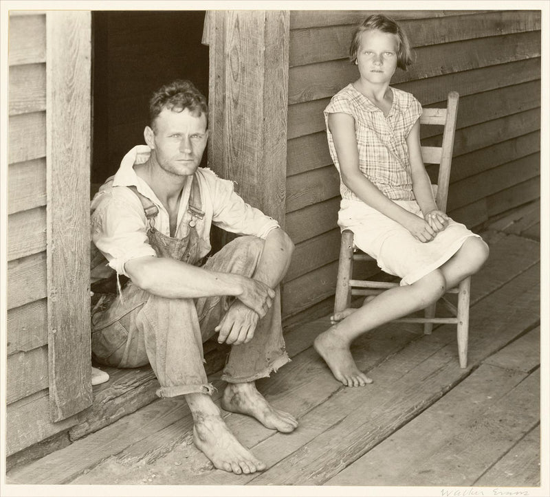 Floyd and Lucille Burroughs,  Cotton Sharecroppers, Hale County, Alabama