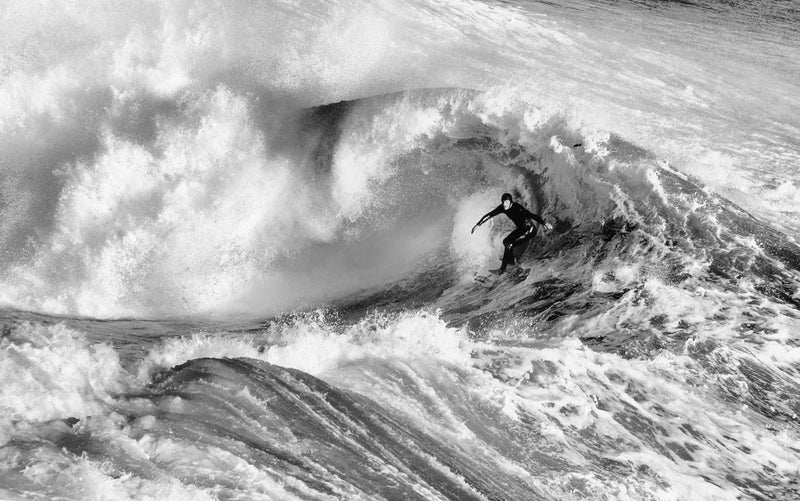 Surfer in Santa Cruz