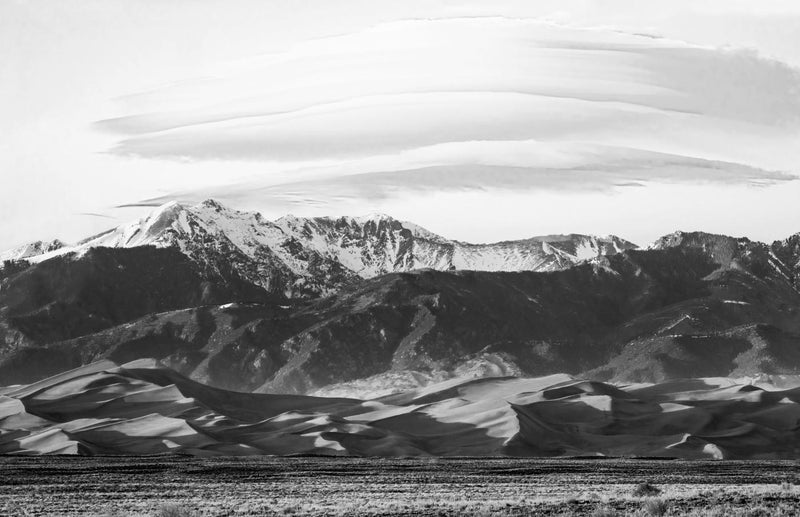 Great Sand Dunes, Colorado, Black and White