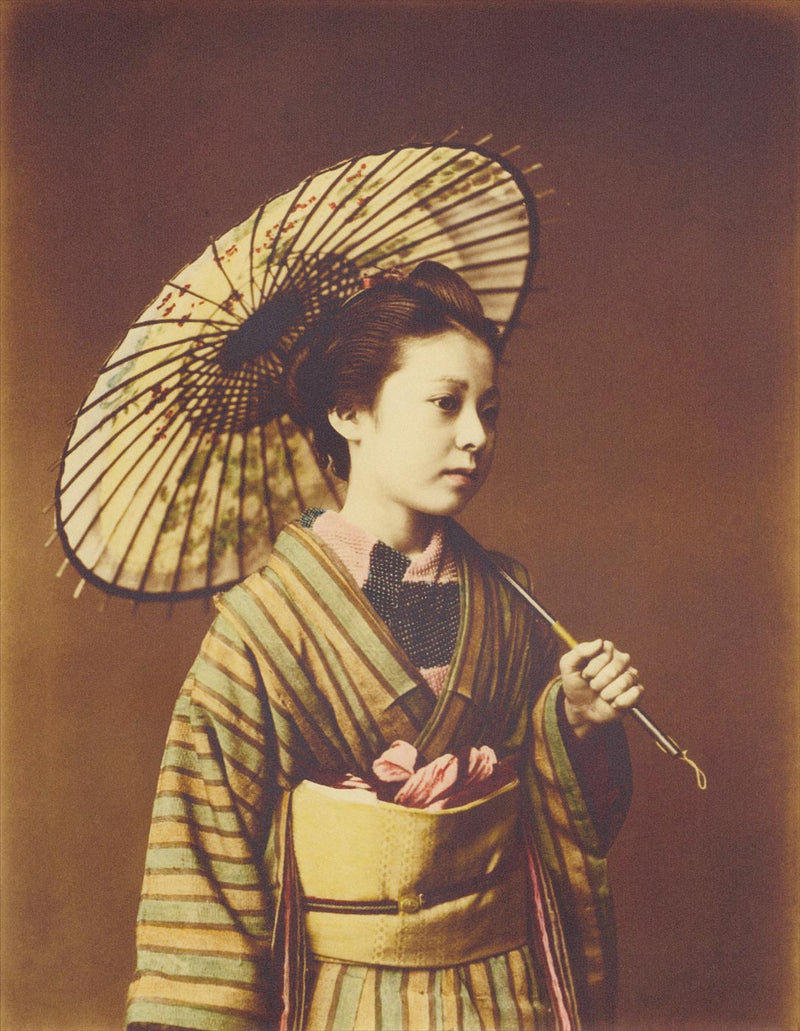 Japanese Woman with Umbrella