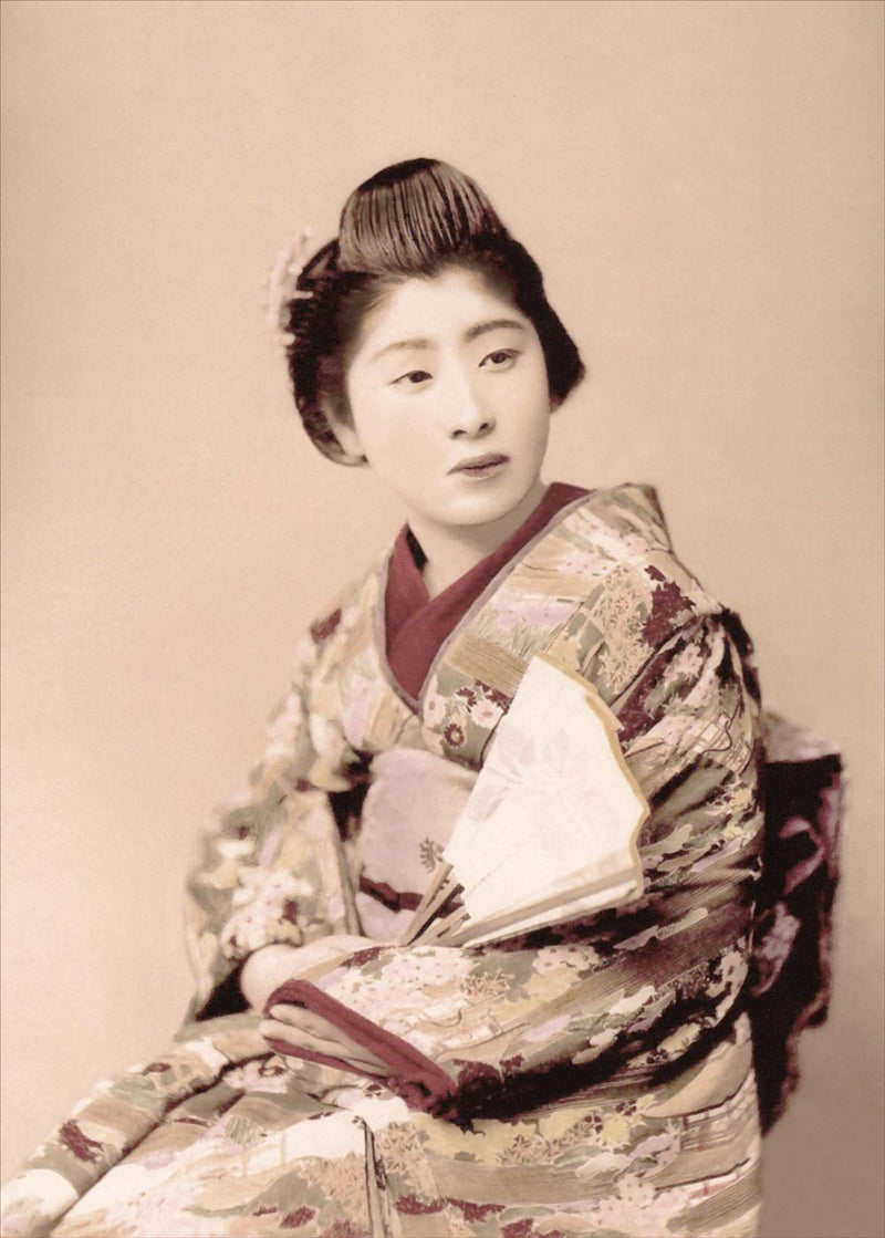 Japanese Woman with a Fan