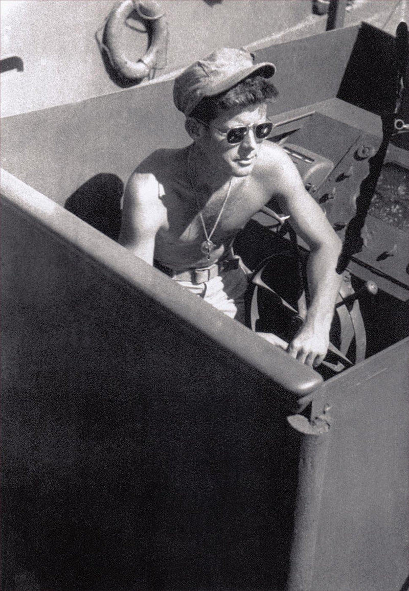 Ltjg John F. Kennedy Abord the PT-109, Solomon Islands, South Pacific