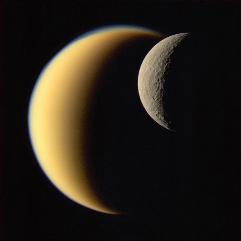 Rhea and Titan