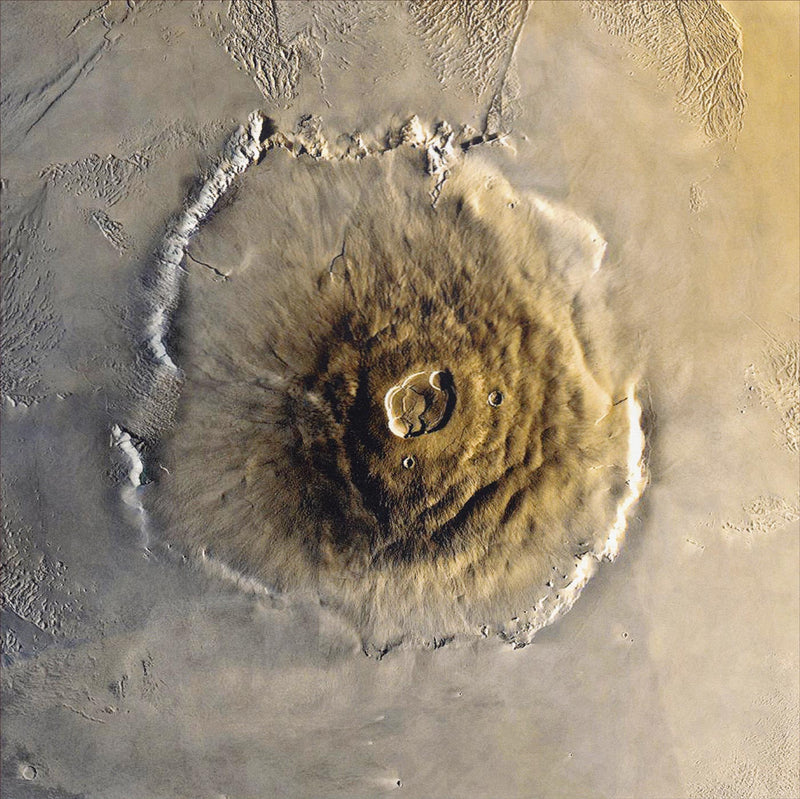 Olympus Mons Volcano on Mars