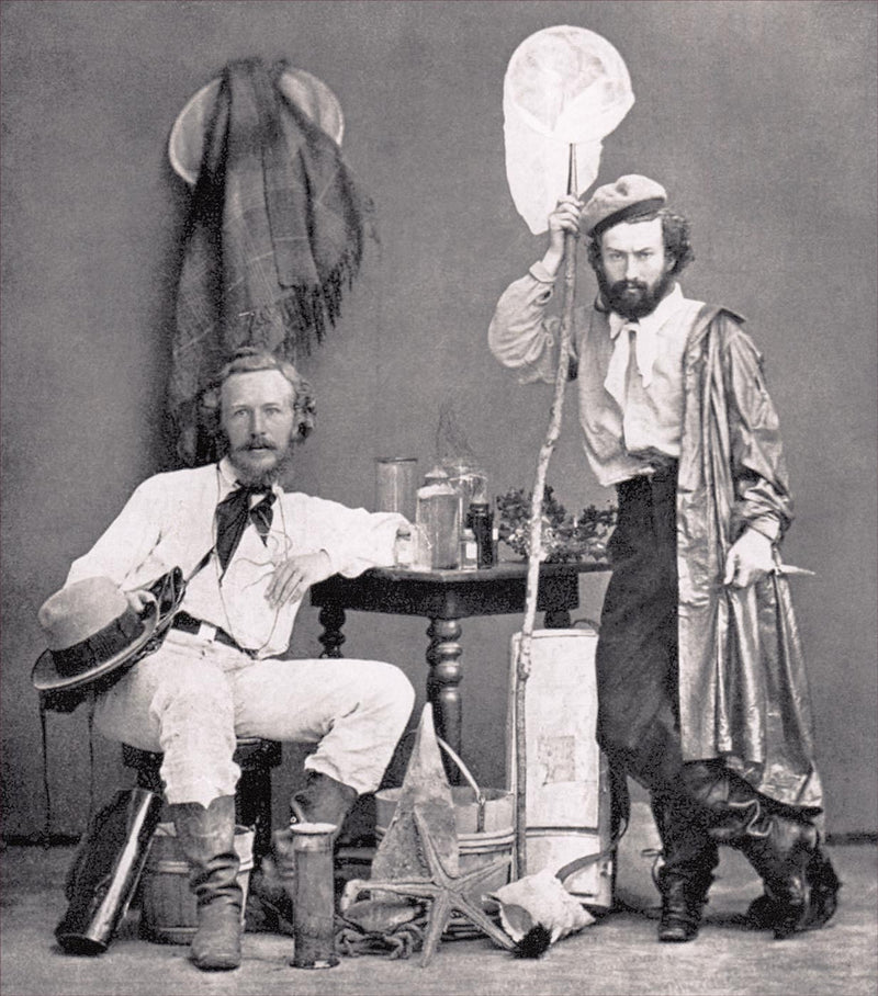 Ernst Haeckel and his Assistant Nicholas Miklouho-Maclay