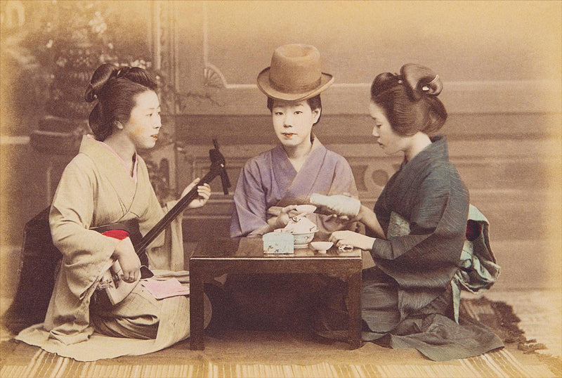 Hand Colored Photography, Japan: the Party