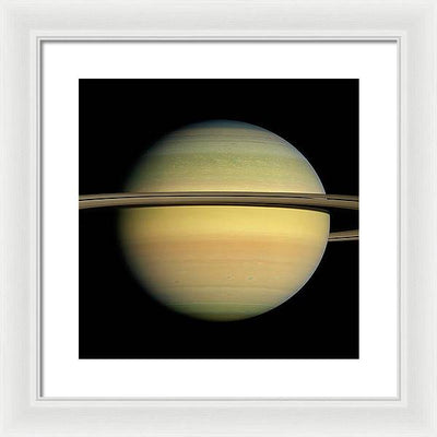 Saturn / Art Photo - Framed Print