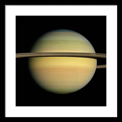 Saturn / Art Photo - Framed Print