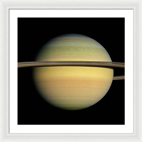 Saturn / Art Photo - Framed Print