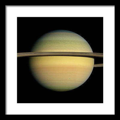 Saturn / Art Photo - Framed Print