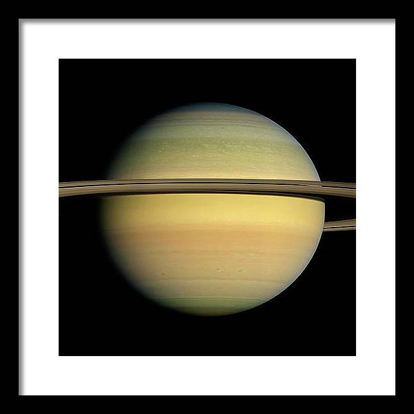 Saturn / Art Photo - Framed Print