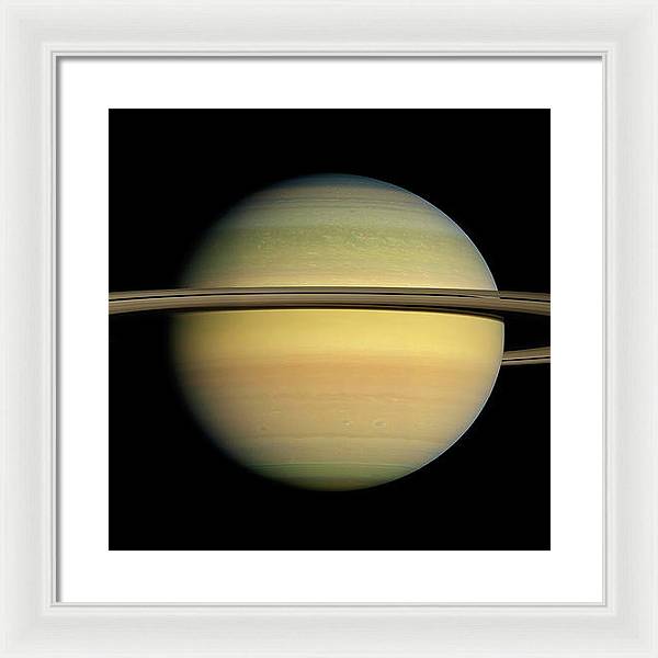 Saturn / Art Photo - Framed Print